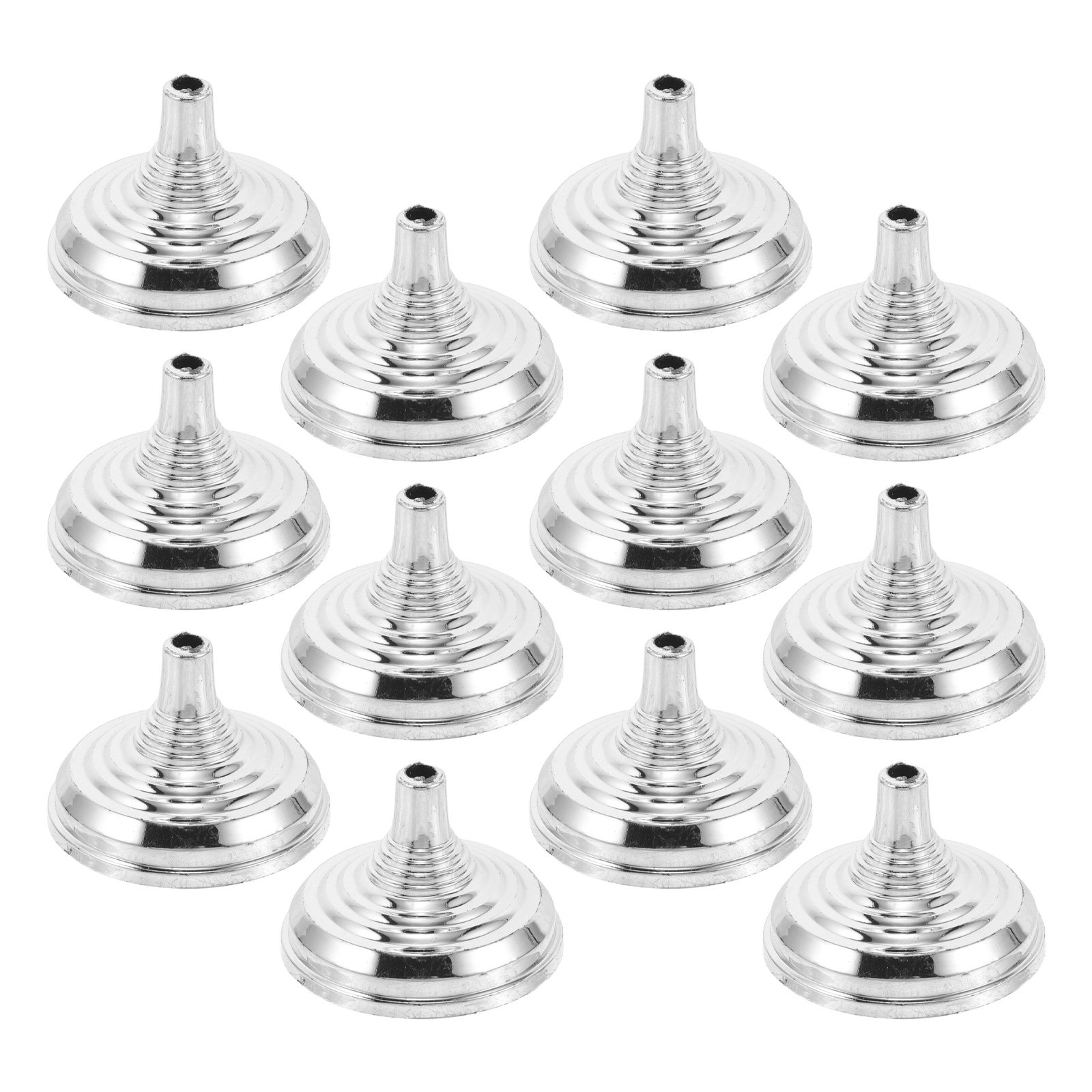 Office Furniture Direct - 12Pcs Silver Mini Desk Flag Stand