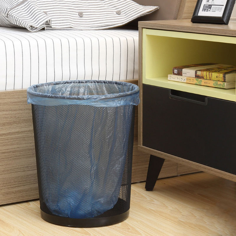 Paper Basket Mesh - Round Metal Mesh Waste Bin Large