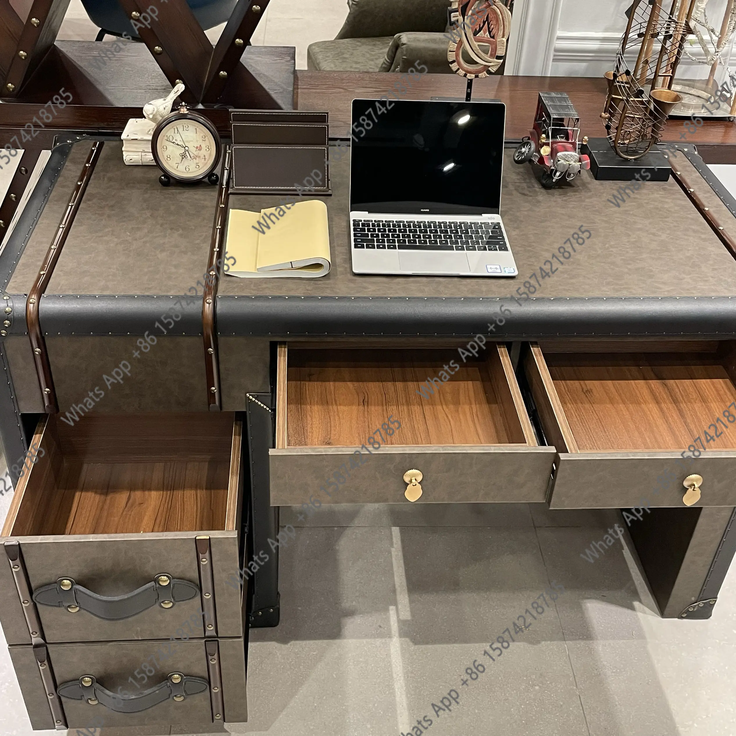 Office Furniture Second Hand - Iu American Retro Second-hand President Desk