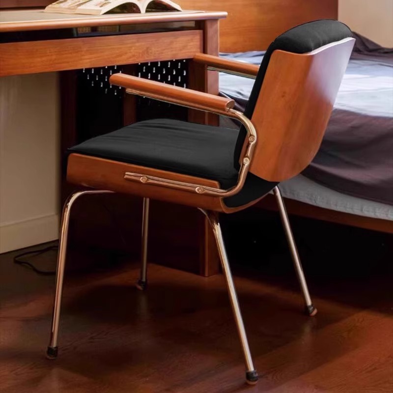 Office Furniture Second Hand - Solid Wood Backrest Dining Chair Desk