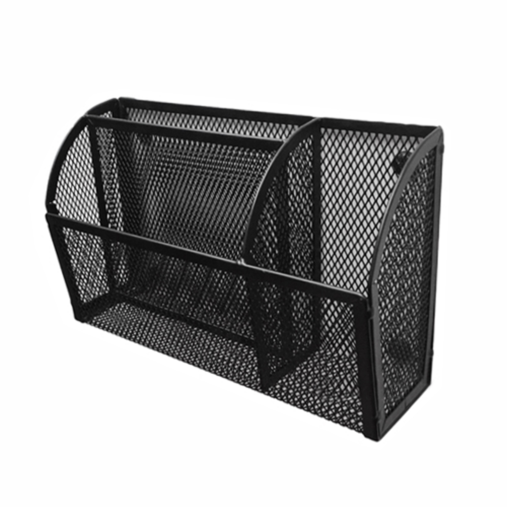 Paper Basket Mesh - 3 Compartments Magnetic Mesh Basket Strong