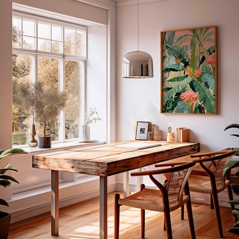 1pc Retro Tropical Canvas Post - Office Furniture Direct 评论和价格