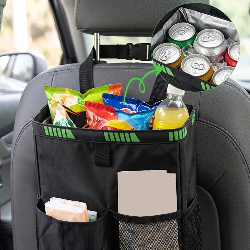 Car Back Hanging Trash Bin wit - Paper Basket Mesh 评论和价格