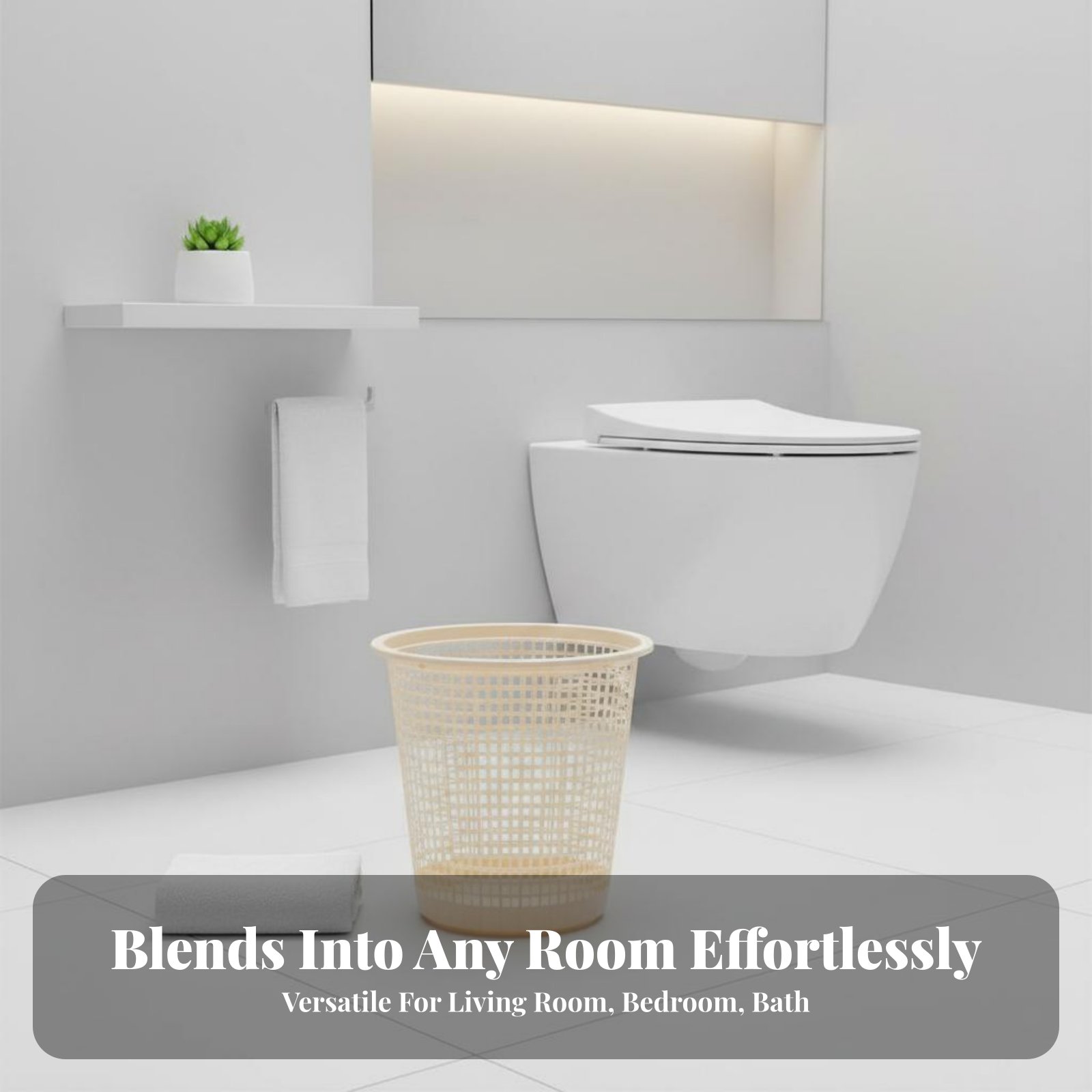 Hollow-Vented Wastebasket Unco - Paper Basket Mesh 评论和价格