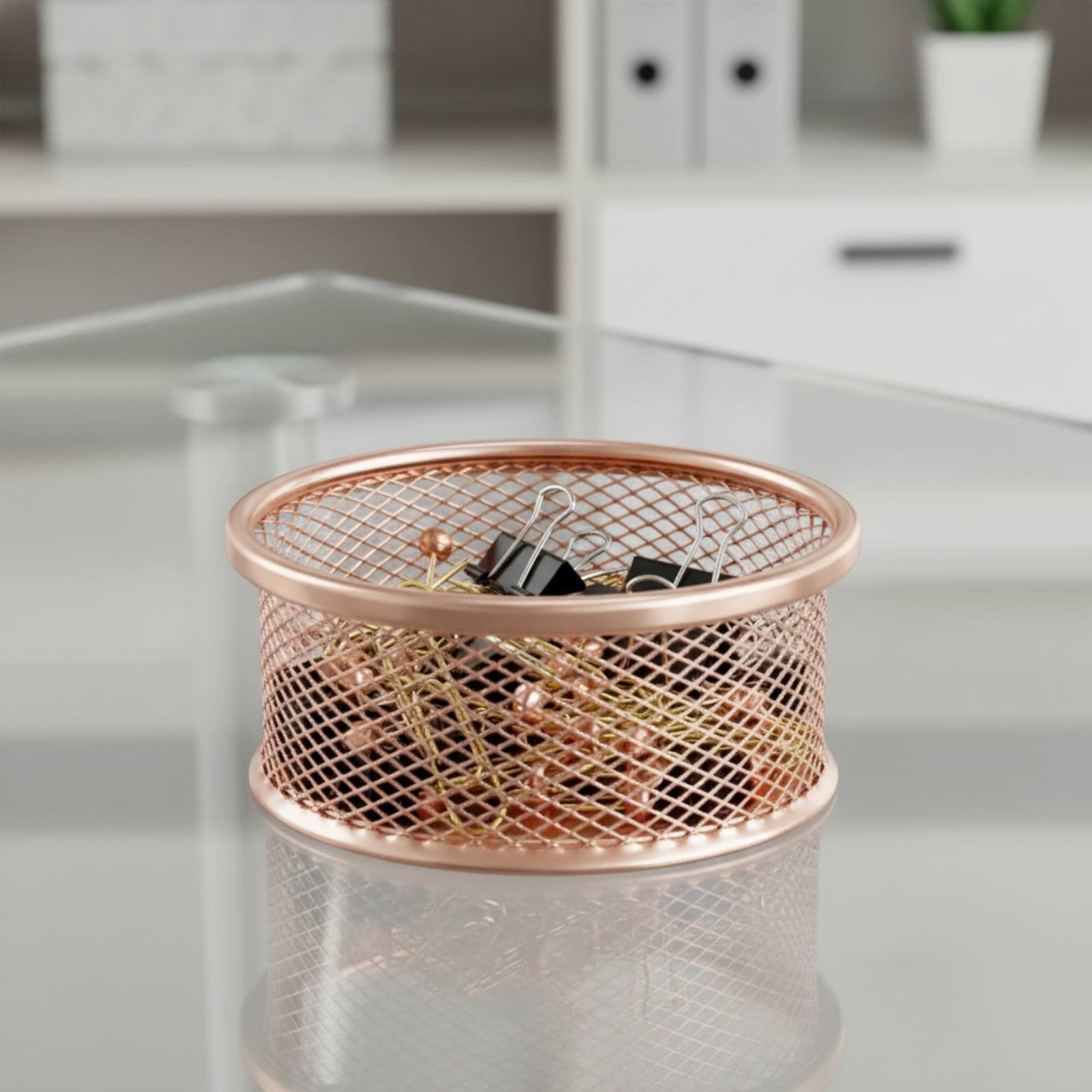 Paper Fastener Storage Basket  - Paper Basket Mesh 评论和价格