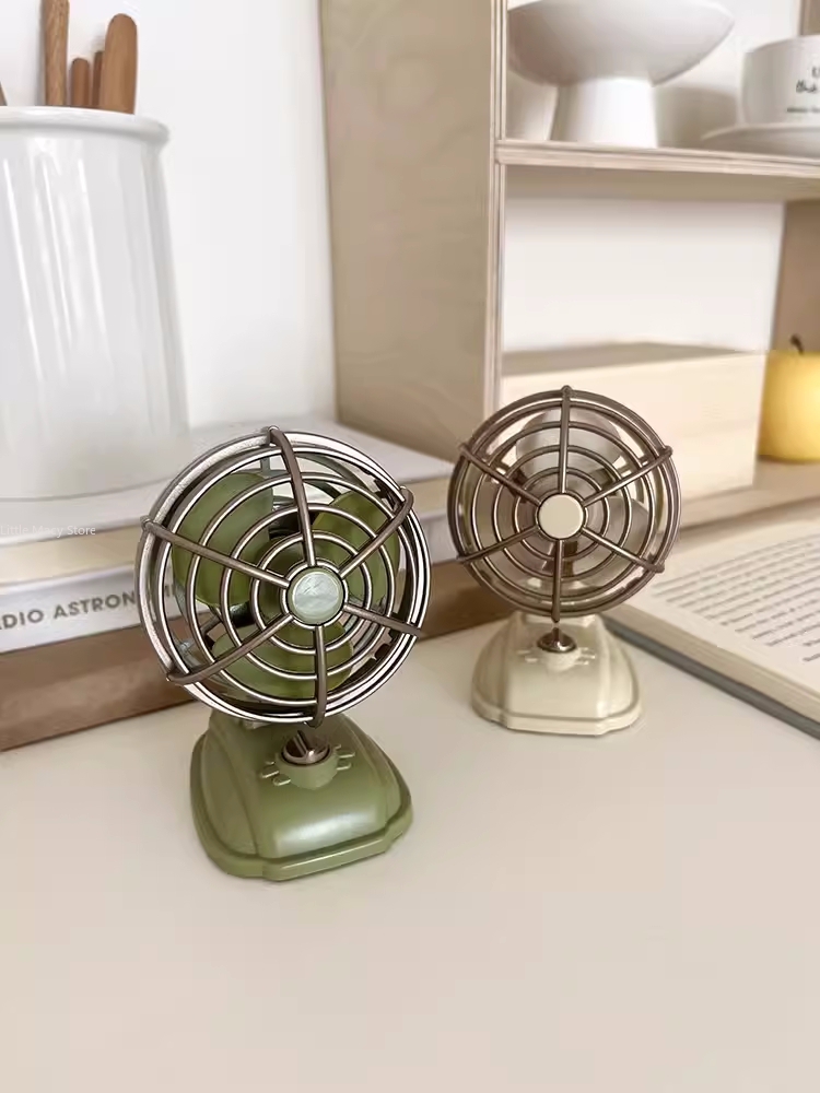 Retro Desktop Small Fan USB Ch - Office Furniture Suppliers 评论和价格